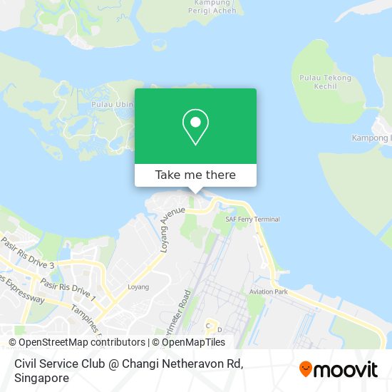 Civil Service Club @ Changi Netheravon Rd地图