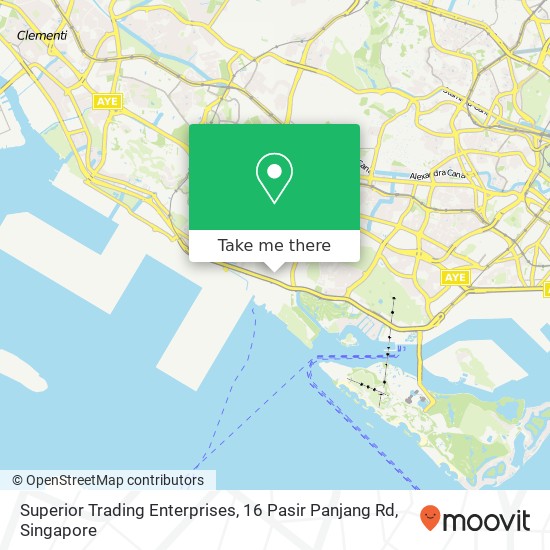 Superior Trading Enterprises, 16 Pasir Panjang Rd地图