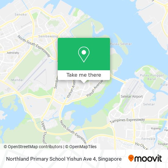 Northland Primary School Yishun Ave 4地图