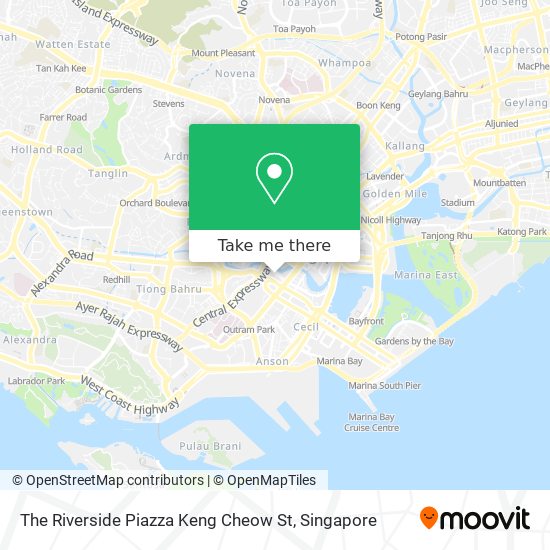 The Riverside Piazza Keng Cheow St map