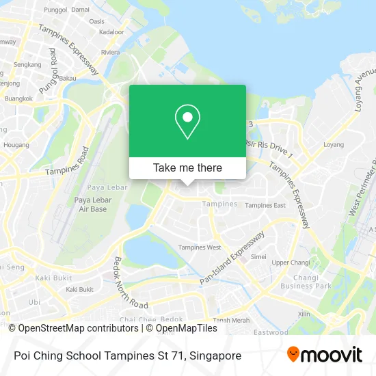 Poi Ching School Tampines St 71地图