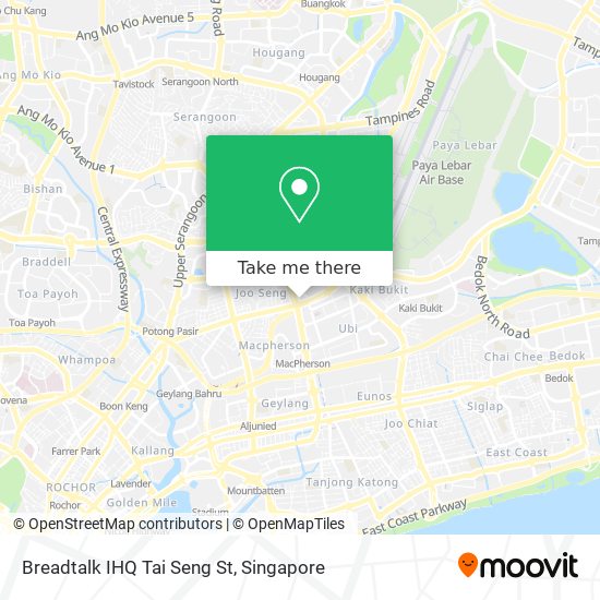 Breadtalk IHQ Tai Seng St map