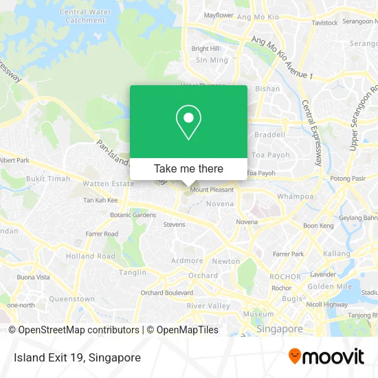 Island Exit 19 map