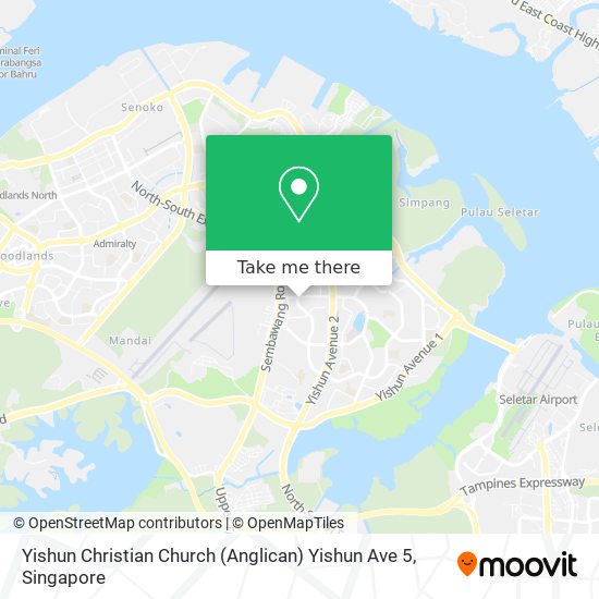 Yishun Christian Church (Anglican) Yishun Ave 5地图