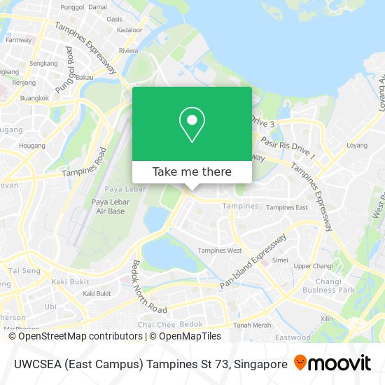 UWCSEA (East Campus) Tampines St 73地图