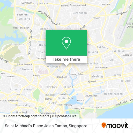Saint Michael's Place Jalan Taman map