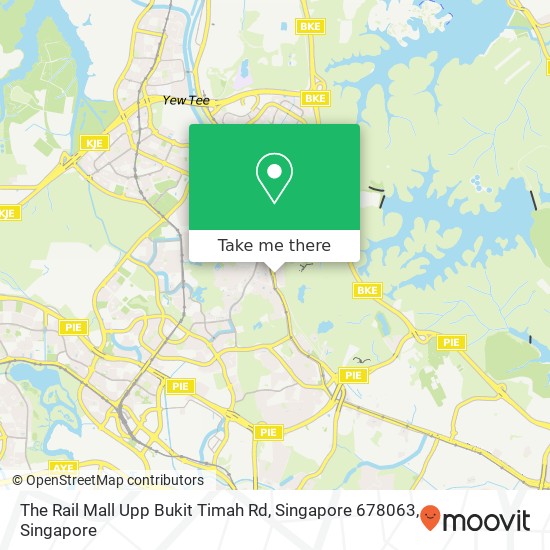 The Rail Mall Upp Bukit Timah Rd, Singapore 678063 map