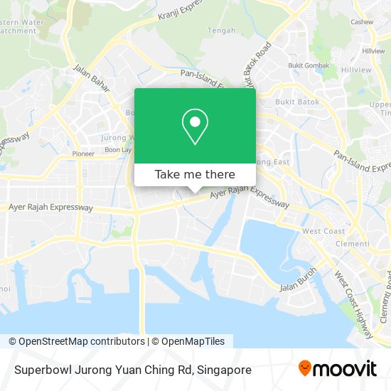 Superbowl Jurong Yuan Ching Rd地图