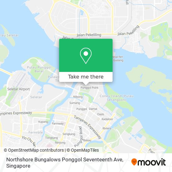 Northshore Bungalows Ponggol Seventeenth Ave地图