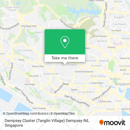 Dempsey Cluster (Tanglin Village) Dempsey Rd map