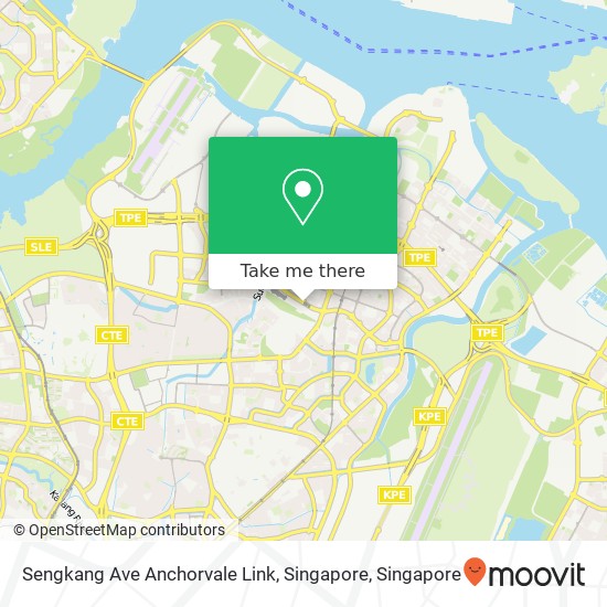Sengkang Ave Anchorvale Link, Singapore map