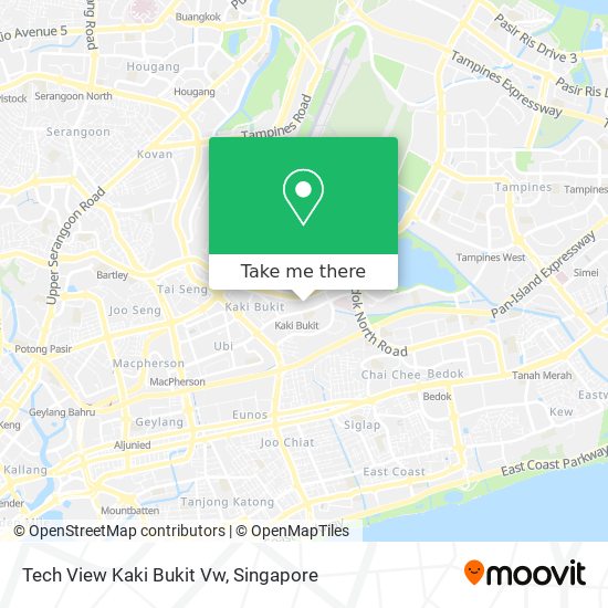 Tech View Kaki Bukit Vw map