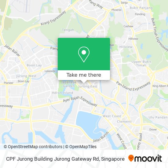 CPF Jurong Building Jurong Gateway Rd map