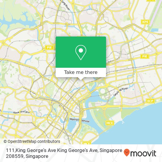 111,King George's Ave King George's Ave, Singapore 208559 map