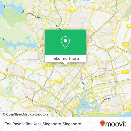 Toa Payoh Kim Keat, Singapore map
