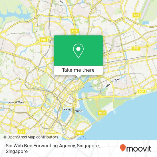 Sin Wah Bee Forwarding Agency, Singapore地图