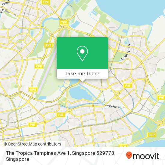 The Tropica Tampines Ave 1, Singapore 529778 map