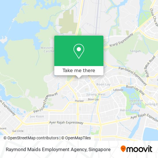 Raymond Maids Employment Agency map