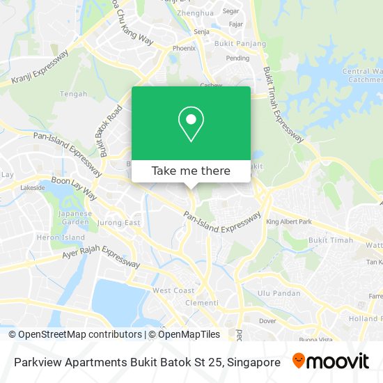 Parkview Apartments Bukit Batok St 25地图