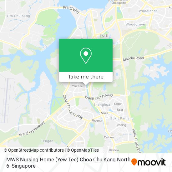 MWS Nursing Home (Yew Tee) Choa Chu Kang North 6地图