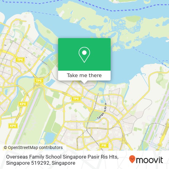 Overseas Family School Singapore Pasir Ris Hts, Singapore 519292地图