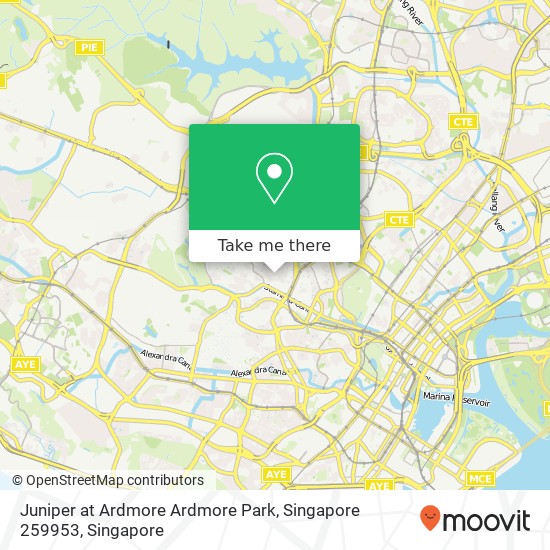 Juniper at Ardmore Ardmore Park, Singapore 259953 map