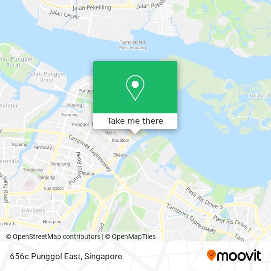 656c Punggol East地图