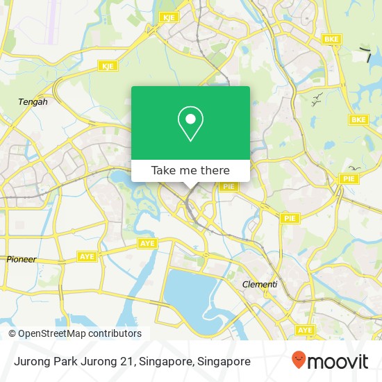 Jurong Park Jurong 21, Singapore map