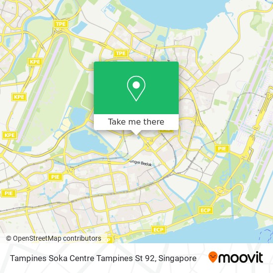 Tampines Soka Centre Tampines St 92 map