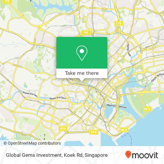 Global Gems Investment, Koek Rd map