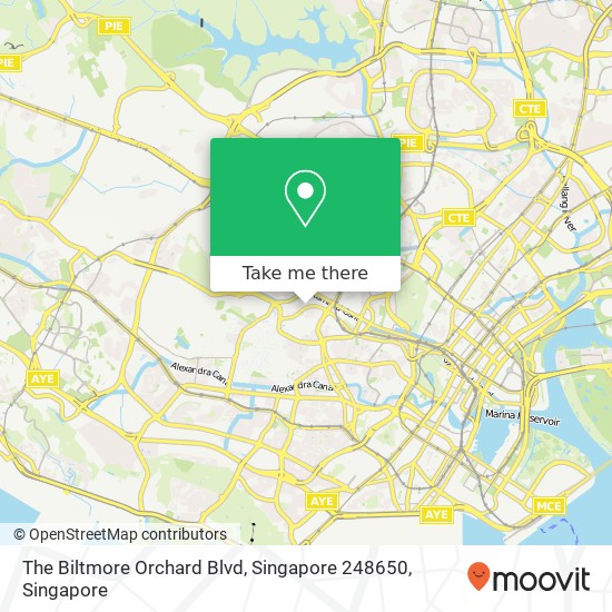 The Biltmore Orchard Blvd, Singapore 248650 map