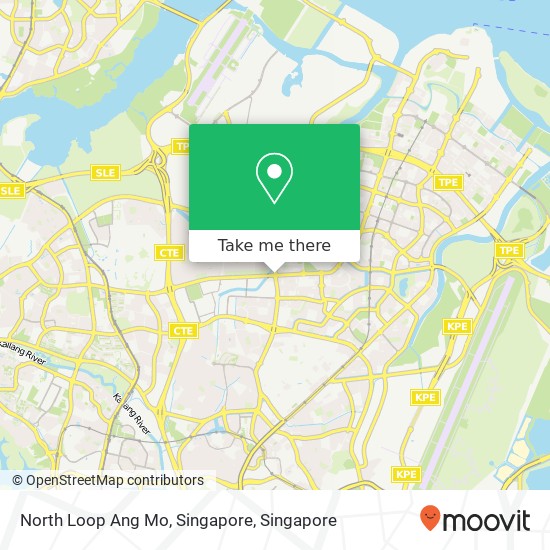 North Loop Ang Mo, Singapore map