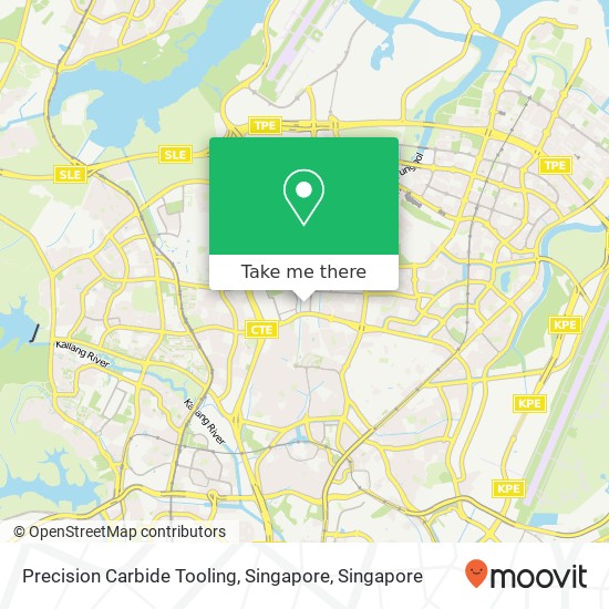 Precision Carbide Tooling, Singapore map