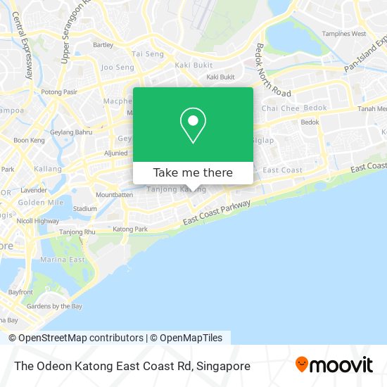 The Odeon Katong East Coast Rd map