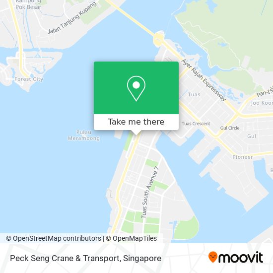 Peck Seng Crane & Transport map