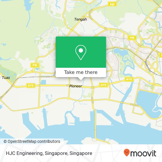 HJC Engineering, Singapore map