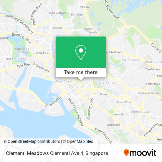 Clementi Meadows Clementi Ave 4 map