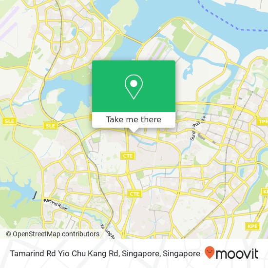 Tamarind Rd Yio Chu Kang Rd, Singapore地图