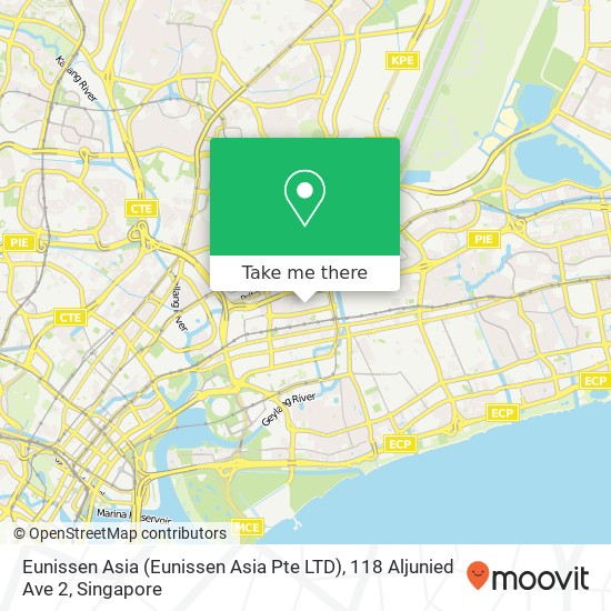 Eunissen Asia (Eunissen Asia Pte LTD), 118 Aljunied Ave 2地图