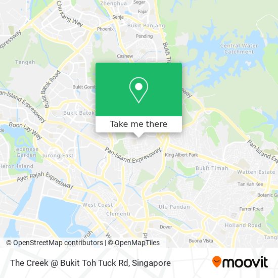The Creek @ Bukit Toh Tuck Rd map