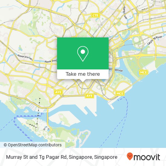 Murray St and Tg Pagar Rd, Singapore map
