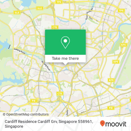 Cardiff Residence Cardiff Grv, Singapore 558961 map