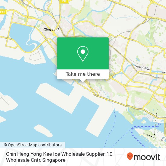 Chin Heng Yong Kee Ice Wholesale Supplier, 10 Wholesale Cntr地图