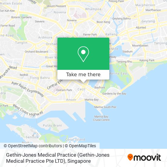 Gethin-Jones Medical Practice (Gethin-Jones Medical Practice Pte LTD)地图