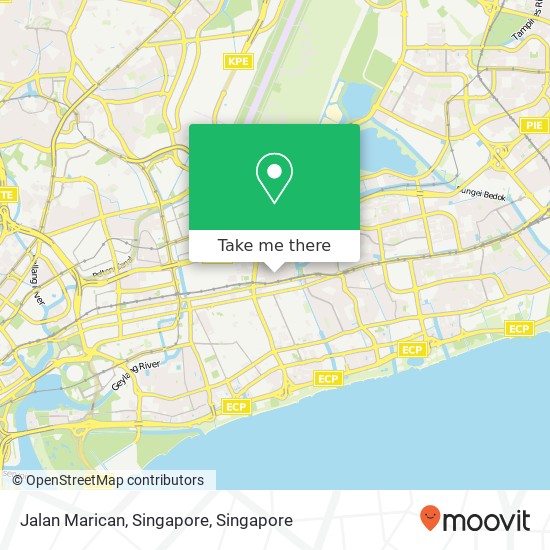 Jalan Marican, Singapore map