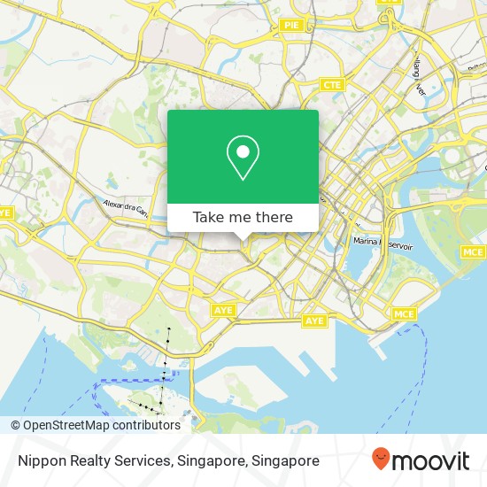 Nippon Realty Services, Singapore map