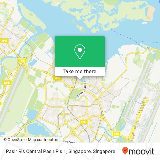 Pasir Ris Central Pasir Ris 1, Singapore map