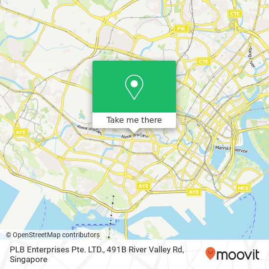 PLB Enterprises Pte. LTD., 491B River Valley Rd地图