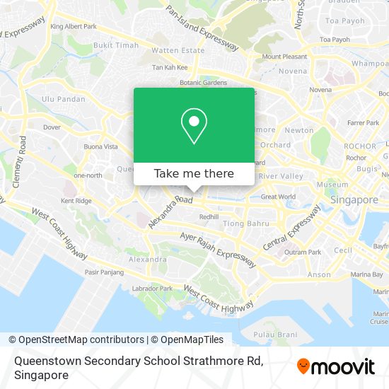 Queenstown Secondary School Strathmore Rd map