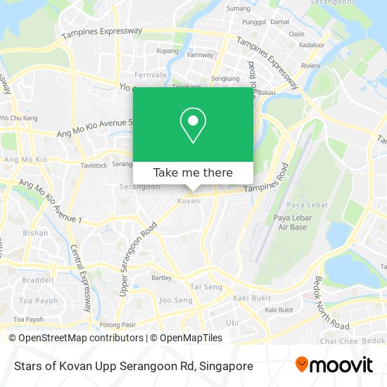 Stars of Kovan Upp Serangoon Rd map